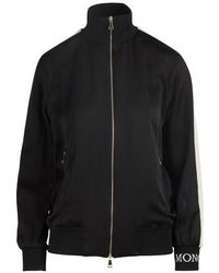 Moncler Zippered Sweatshirt - Black