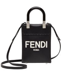 Fendi - Sunshine Mini Leather Tote - Lyst
