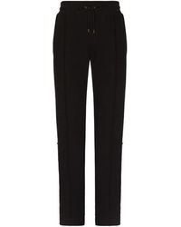 Dolce & Gabbana - Jersey Jogging Pants With Embroidered Bands - Lyst
