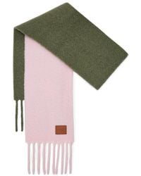 Loewe - Two-Tone Alpaca And Wool Scarf - Lyst