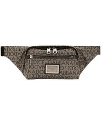 Dolce & Gabbana - Small Jacquard Belt Bag - Lyst