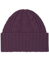 Bompard - Cashmere Cable Knit Beanie - Lyst