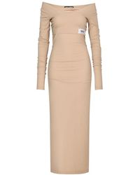 Dolce & Gabbana - Kim Dolce&gabbana Jersey Midi Dress - Lyst