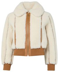 Zimmermann - Veste Bomber En Peau De Mouton Hypnotic - Lyst