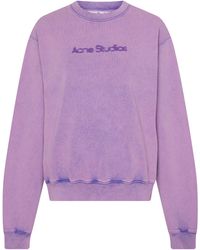 Acne Studios - Sweatshirt à logo - Lyst
