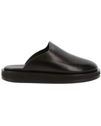the row sabot smooth calfskin mules
