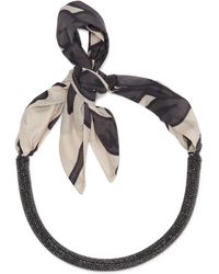 Brunello Cucinelli - Halskette mit Knotendetail - Lyst