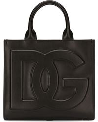Dolce & Gabbana - Kleiner Shopper DG Daily aus Kalbsleder - Lyst