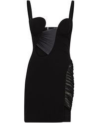 Nensi Dojaka - Asymmetric Ruched Panel Mini Dress - Lyst