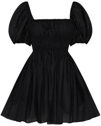 Matteau - Shirred Mini Dress Short-sleeved - Lyst