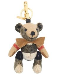 Burberry Thomas Bear Check Key Chain - Multicolour