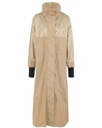 Moncler Parka longue Bronze - Neutre