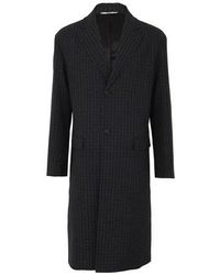 Mens Clothing Coats Parka coats Valentino Synthetic Vu Long Printed Nylon Coat 44 in Black for Men 