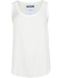 Moschino - Tanktop Aus Viskose - Lyst