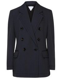 Bottega Veneta - Jacke Aus Woll-Serge - Lyst