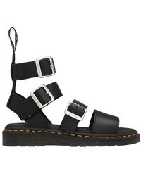 black high top sandals