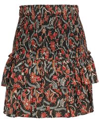 Étoile Isabel Marant Baumwollrock Naomi - Schwarz