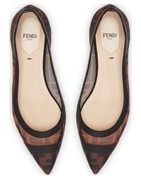 fendi mesh flats