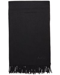 A.P.C. - Alix Brodee Scarf With Fringes - Lyst