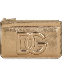 Dolce & Gabbana - Porte-cartes moyen modèle avec logo DG - Lyst