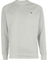 Maison Kitsuné - Sweatshirt mit Patch Fox Head - Lyst