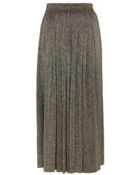 Étoile Isabel Marant Notilde Long Skirt - Grey