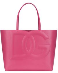 Dolce & Gabbana - Medium Dg Logo Bag Shopper - Lyst