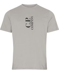 C.P. Company - T-shirt en jersey mercerisé 30/1 avec motif de marin britannique et logo - Lyst