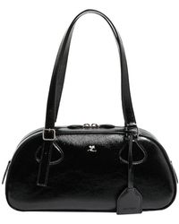 Courreges - Mittelgroße Schultertasche Friday Aus Naplak - Lyst