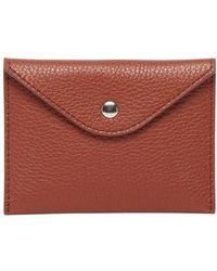 LEMAIRE: Brown Enveloppe Keyring Pouch