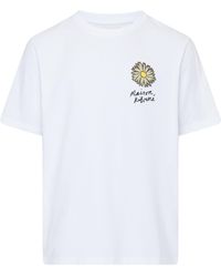 Maison Kitsuné - T-Shirt Floating Flower - Lyst