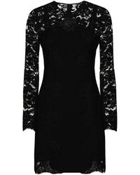 Dolce & Gabbana - Short Cordonetto Lace Dress - Lyst