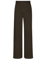 Dolce & Gabbana - Tailored Cotton Pants - Lyst