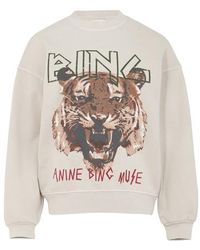 Anine Bing Tiger Sweatshirt - Gray