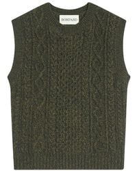 Bompard - Sleeveless Round-Neck Cashmere Sweater - Lyst