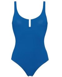 Maillot de bain Podium Eres en coloris Bleu Femme Vêtements Articles de plage et maillots de bain Monokinis et maillots de bain une pièce 