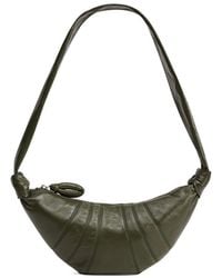 Lemaire - Kleine Tasche Aus Glattleder Croissant - Lyst