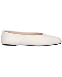 The Row Ballet Flats in Dark Brown (Brown) - Lyst
