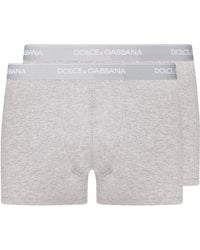 Dolce & Gabbana - Boxershorts aus Stretch-Baumwolle im Doppelpack - Lyst