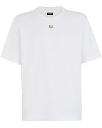 Fendi - T-Shirt in Oversize Fit - Lyst