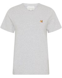 Maison Kitsuné - Fox Head Patch Regular Tee-Shirt - Lyst