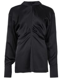 TOTEME - Weite Bluse Mit Langen Ärmeln - Lyst