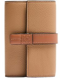 Loewe - Small Soft Calf Leather Upright Wallet - Lyst