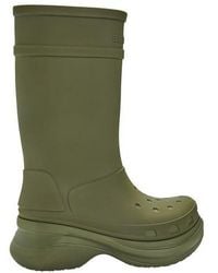 Balenciaga Crocstm Boots - Green
