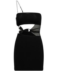 Nensi Dojaka Short Dress With Cut-outs - Black