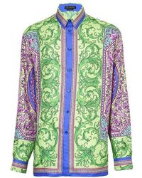 chemise versace soie homme