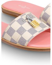 lv flat sandals