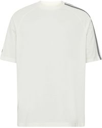 Y-3 - Kurzärmeliges T-Shirt mit 3 Streifen - Lyst