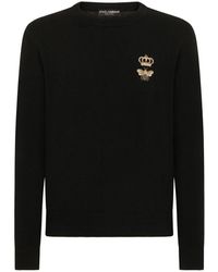 Dolce & Gabbana - Wool Round-Neck Sweater - Lyst