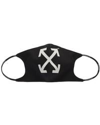 Off-White c/o Virgil Abloh Arrows Motif Face Mask in Black Womens Accessories Face masks 